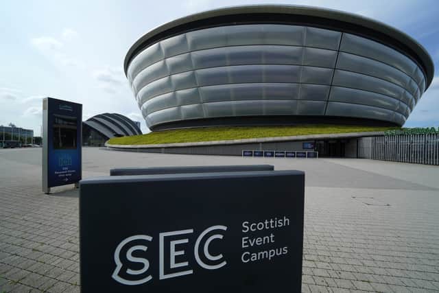 The show was due to take place in the Lomond suite at the SEC in Glasgow.