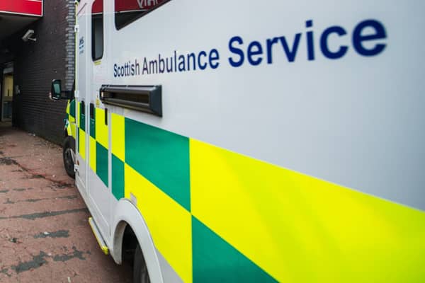 Two ambulances have been damaged in the collison