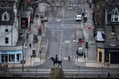 Normally busy streets were virtually empty of people during the first Covid lockdown five years ago (Picture: Jeff J Mitchell)