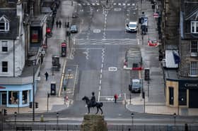 Normally busy streets were virtually empty of people during the first Covid lockdown five years ago (Picture: Jeff J Mitchell)
