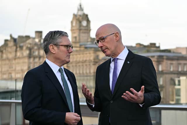 John Swinney should learn from Keir Starmer's willingness to take unpopular decisions (Picture: Andy Buchanan/WPA pool)