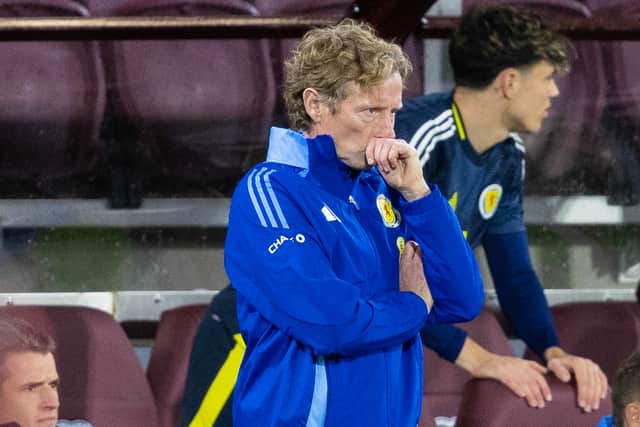 Scotland head coach Scot Gemmill presided over the defeat by Iceland.