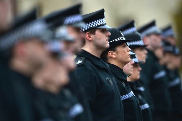 Police officers were once a common sight on the streets but their numbers have dwindled (Picture: Jeff J Mitchell)
