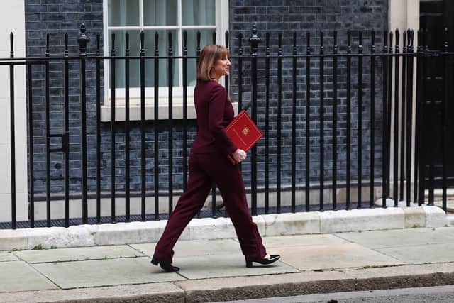 Chancellor Rachel Reeves leaves 11 Downing Street on her way to deliver her Spring Statement to Parliament (Picture: Peter Nicholls)