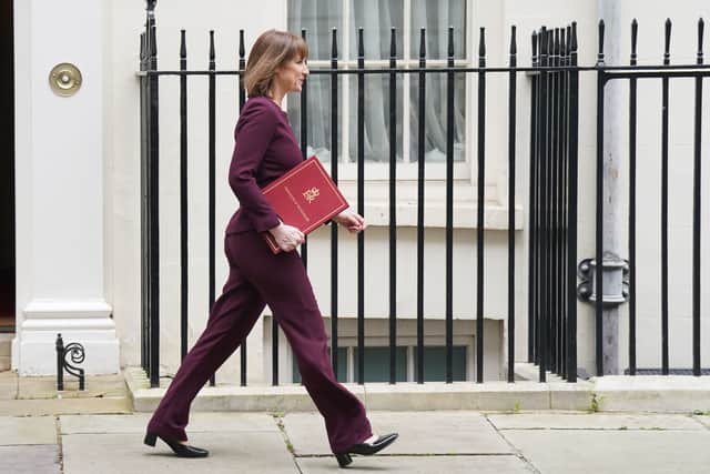 Chancellor of the Exchequer Rachel Reeves leaving 11 Downing Street, London, for the House of Commons to deliver her spring statement to MPs. Picture: Stefan Rousseau/PA Wire