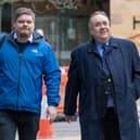 Chris McEleny with Alex Salmond in 2023