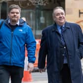 Chris McEleny with Alex Salmond in 2023