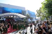 A view of atmosphere during the Red Carpet of the closing ceremony at the 77th annual Cannes Film Festival at Palais des Festivals. Picture: Andreas Rentz/Getty Images