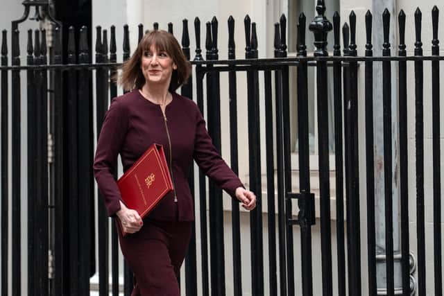 Britain's Chancellor of the Exchequer, Rachel Reeves, leaves 11, Downing Street to deliver her Spring Statement to Parliament. Picture Carl Court/Getty Images