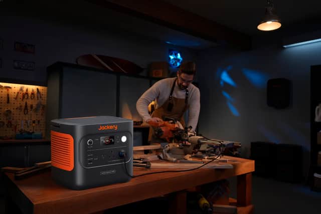Portable power stations are ideal for using in off-grid workshops