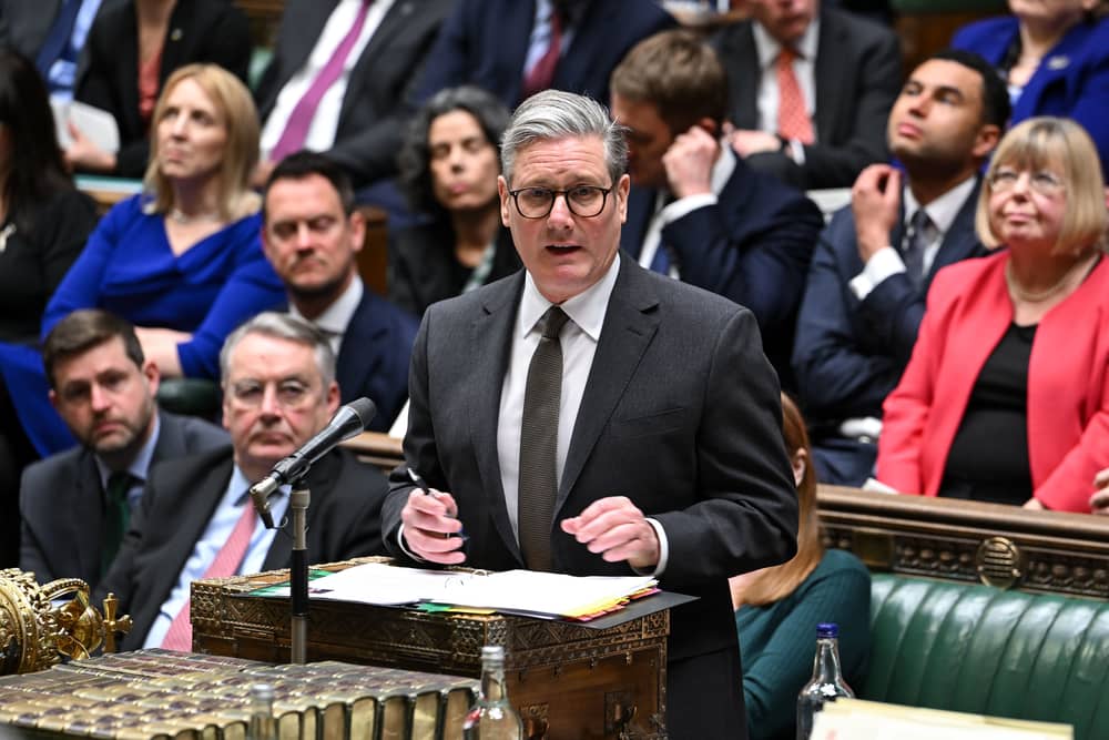 Prime Minister Sir Keir Starmer speaking during Prime Minister's Questions in the House of Commons. Picture: House of Commons/PA Wire 