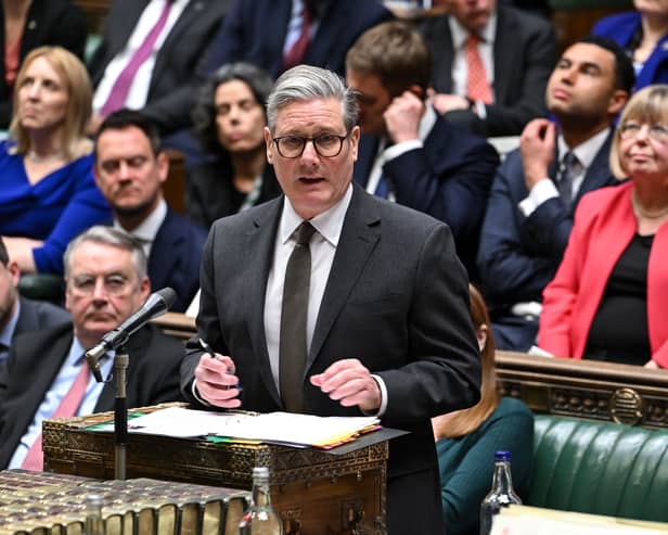 Prime Minister Sir Keir Starmer speaking during Prime Minister's Questions in the House of Commons. Picture: House of Commons/PA Wire 