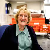Cathie Lackie, 90, is saying goodbye to her 'work family' to spend more time with her real family