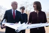 Chancellor of the Exchequer Rachel Reeves with Defence Secretary John Healey and Chief of the Defence Staff Admiral Sir Tony Radakin during a visit to Wellington Barracks, London, to meet with defence personnel spearheading defence and security innovation. Picture: Stefan Rousseau/PA Wire 