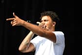 AJ Tracey performing on the Main Stage at TRNSMT Festival in 2019.