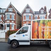 Sainsbury's delivery van