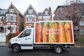 Sainsbury's delivery van