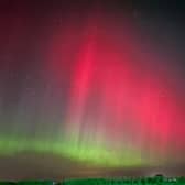 Northern Lights photographed in Longniddry, 12 miles east of Edinburgh.