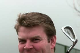 Two-time Scottish PGA champion Colin Gillies pictured at West Lothian Golf Club in 1998