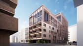 The Vivienne Westwood building is inspired by tartan.