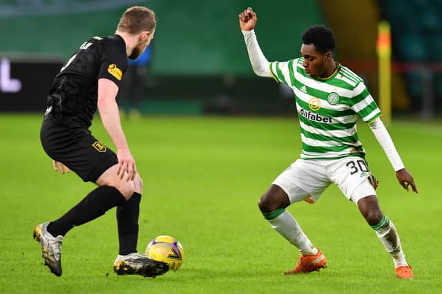 Jeremie Frimpong last played for Celtic in 2021.
