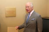The King on a visit to Somerset House in London this week