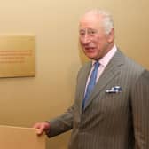 The King on a visit to Somerset House in London this week
