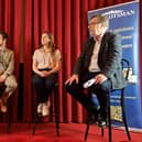 Antonia Bain, Samuel Bordoli and Susannah Wapshott on stage at the Scotsman Picturehouse with Scotsman classical music critic Ken Walton