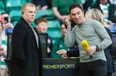 Neil Lennon, left, and Scott Brown will come up against each other on Saturday.