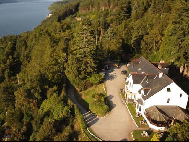 Set within a stunning wooded area in the Highlands, the hotel has impressive unparalleled views over Loch Ness