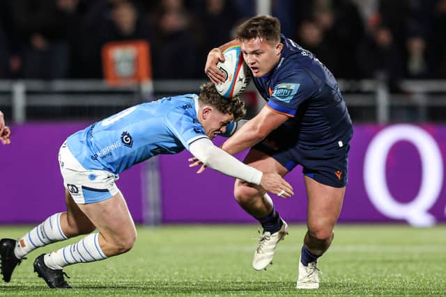 Paddy Harrison scored two tries for Edinburgh.