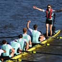 Cambridge celebrate victory over Oxford in last year's race.