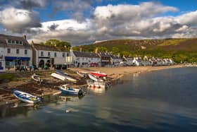 The views across the shore at Loch Broom