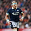 Scotland's Dylan Richardson in action during the autumn series match against Australia in November. 