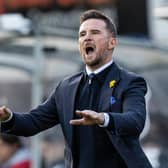 Rangers interim head coach Barry Ferguson during the 4-3 win over Dundee at Dens Park. (Photo by Ross Parker / SNS Group)