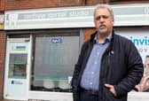 Mark Formosa who has travelled from Cornwall to Glasgow for a dentist appointment