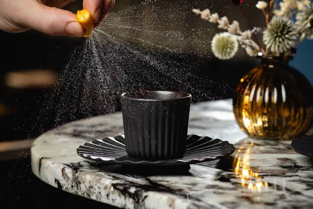 Sparkling tea is one of the non-alcoholic options at Elements