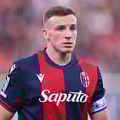 Lewis Ferguson could become the first man to captain Bologna to a major final for over 50 years. Cr: Getty Images.