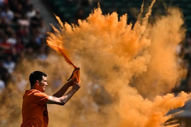 Just Stop Oil has finally decided to stop throwing orange powder around (Picture: Ben Stansall)