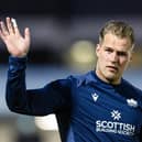 Edinburgh's Duhan van der Merwe was injured in the BKT United Rugby Championship match against the Dragons.