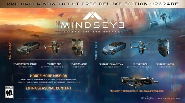 Players who pre-order MindsEye will receive a free deluxe edition upgrade.