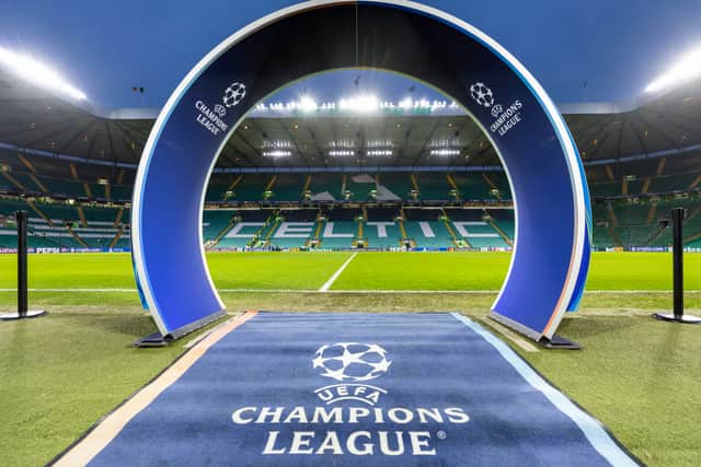 Celtic Park pictured before the Champions League knock-out play-off round between Celtic and Bayern Munich in February. (Photo by Craig Williamson / SNS Group)