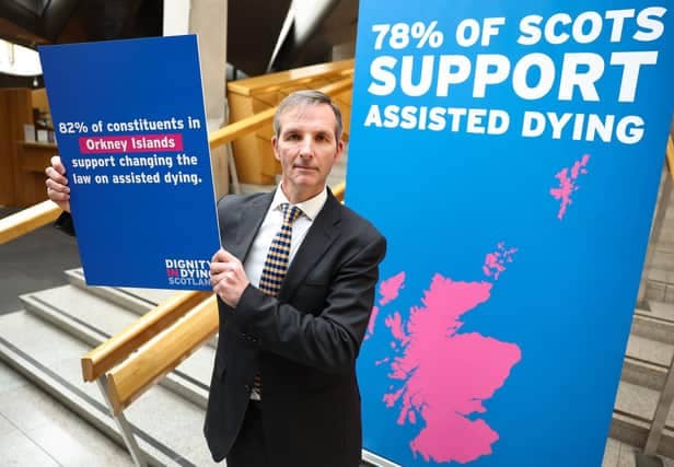 Liberal Democrat MSP Liam McArthur is piloting his Assisted Dying for Terminally Ill Adults (Scotland) Bill through Holyrood