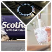 Energy and water bills, as well as ScotRail fares, are among those all going up on April 1