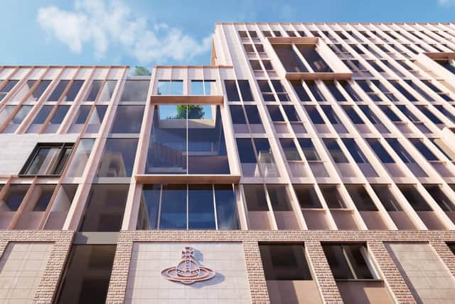 A pink cladding, reminiscent of the MacAndreas tartan created by Vivienne Westwood, will be included.