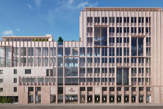 The proposals are for an extension to the existing site in Battersea, London.