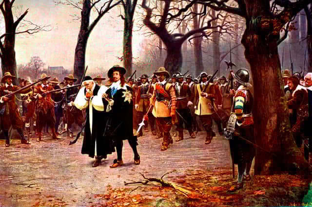 A painting of King Charles I on his way to be executed on January 30, 1649 (Picture:  Culture Club)