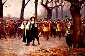A painting of King Charles I on his way to be executed on January 30, 1649 (Picture:  Culture Club)