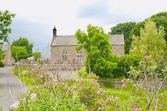 Aberlemno Kirk, where the battle scene stone stands in the churchyard. PIC: www.geograph.org/Kim Traynor