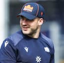 Wes Goosen during an Edinburgh Rugby training session at Hive Stadium.